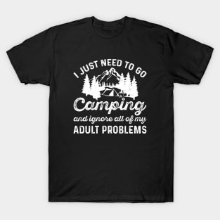 Camping Adult Problems T-Shirt